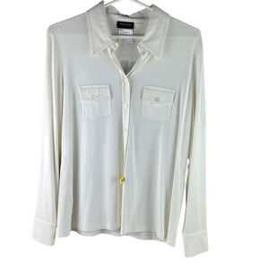 BASLER White  Button Up Blouse
